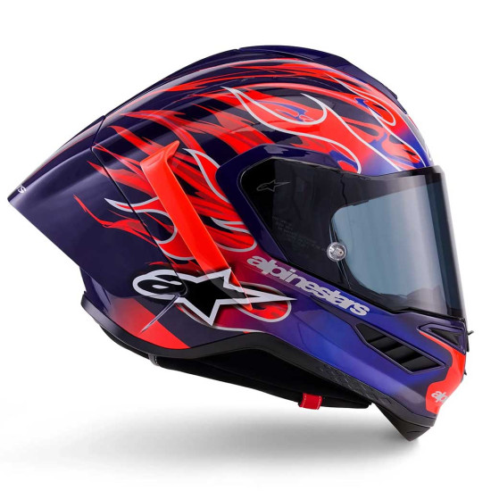 Alpinestars Supertech R10 Flyte Purple Red Glossy £1,149.99 Full Face Helmets - SKU 820012631582XL from RaceLeathers Motorcycle Clothing