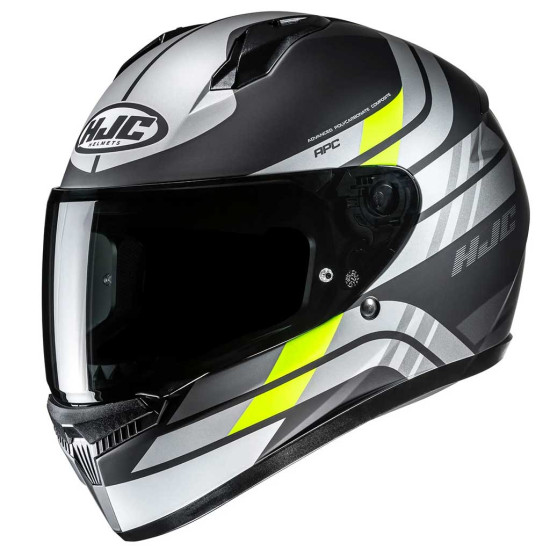 HJC C10 Hiper MC3HSF Yellow £99.99 Full Face Helmets - SKU C10HY2XL from RaceLeathers Motorcycle Clothing