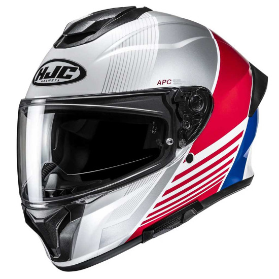 HJC C71 Morix MC21 White Blue Red £149.99 Full Face Helmets - SKU C71MWBR2XL from RaceLeathers Motorcycle Clothing