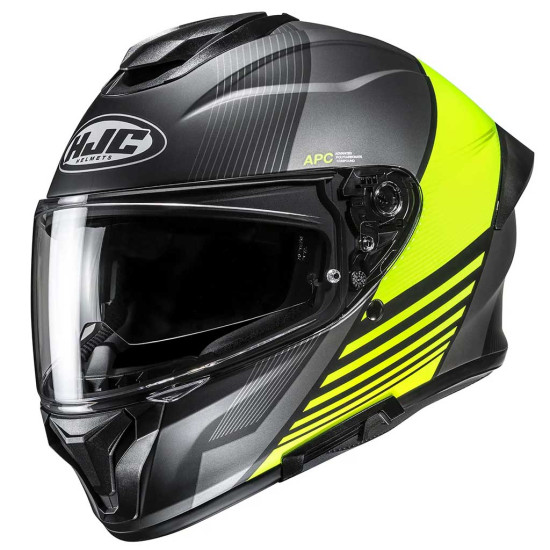 HJC C71 Morix MC3HSF Yellow £149.99 Full Face Helmets - SKU C71MY2XL from RaceLeathers Motorcycle Clothing