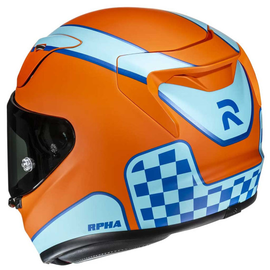 HJC RPHA 12 Respon MC27SF Blue Orange £429.99 Full Face Helmets - SKU RP12RBO2XL from RaceLeathers Motorcycle Clothing