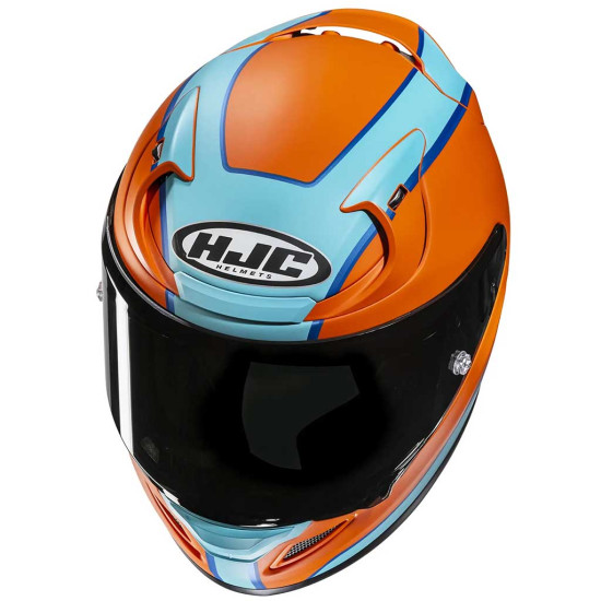 HJC RPHA 12 Respon MC27SF Blue Orange £429.99 Full Face Helmets - SKU RP12RBO2XL from RaceLeathers Motorcycle Clothing