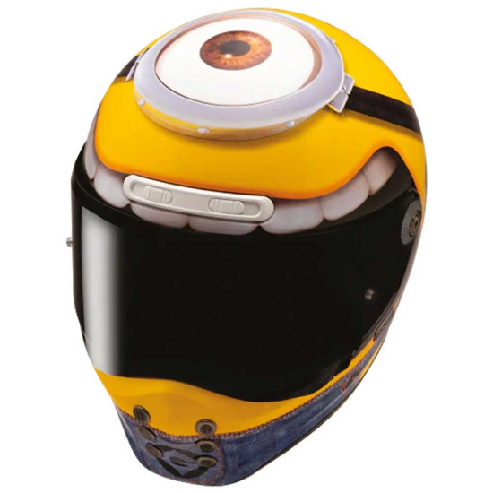 HJC V10 Stuart Minions MC3 Yellow £319.99 Full Face Helmets - SKU V10SMY2XL from RaceLeathers Motorcycle Clothing
