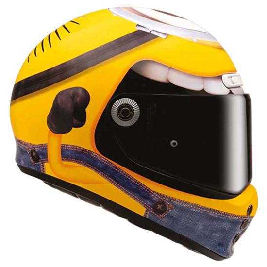 HJC V10 Stuart Minions MC3 Yellow £319.99 Full Face Helmets - SKU V10SMY2XL from RaceLeathers Motorcycle Clothing