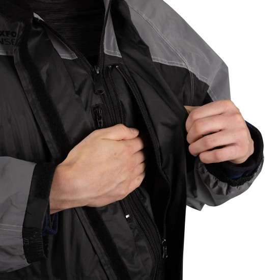Oxford Rainseal Oversuit Bright Reflective £109.99 Waterproofs - SKU RM2110052XL from RaceLeathers Motorcycle Clothing
