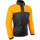 Oxford Rainseal Over Jacket Black Orange