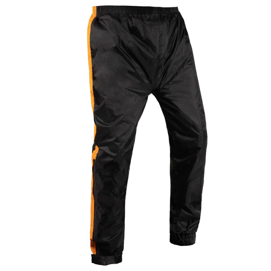 Oxford Rainseal Pant Black Orange
