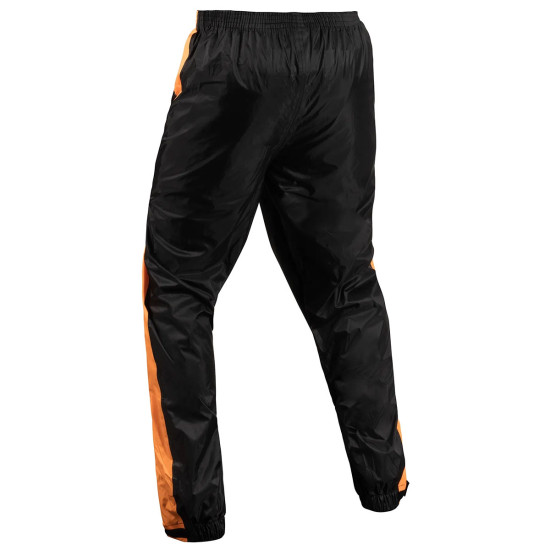 Oxford Rainseal Pant Black Orange