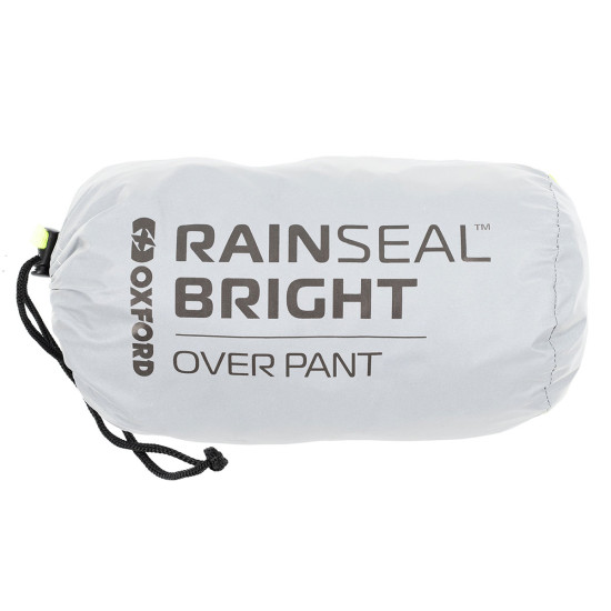 Oxford Rainseal Pant Bright Reflective Black £59.99 Waterproofs - SKU RM2130052XL from RaceLeathers Motorcycle Clothing