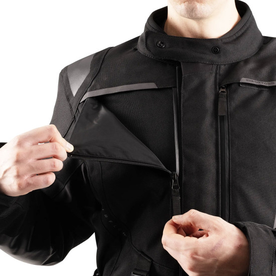 Oxford Montreal 5.0 Mens Jacket Stealth Black £199.99 Mens Motorcycle Jackets - SKU TM2516012XL from RaceLeathers Motorcycle Clothing