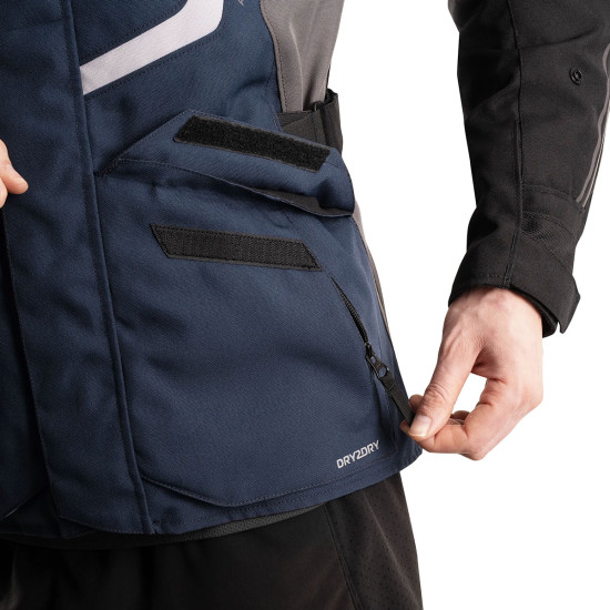 Oxford Montreal 5.0 Mens Jacket Blue Black Grey £199.99 Mens Motorcycle Jackets - SKU TM2516022XL from RaceLeathers Motorcycle Clothing