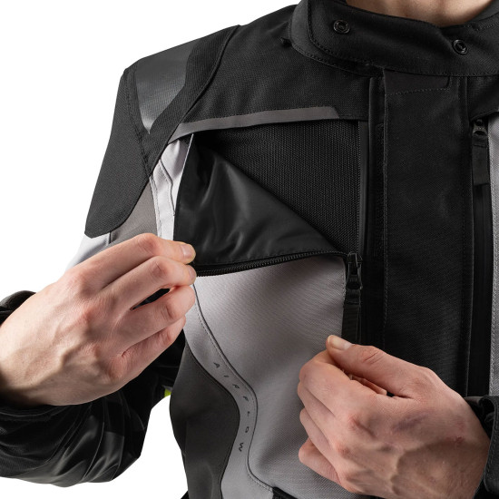 Oxford Montreal 5.0 Mens Jacket Grey Black Yellow £199.99 Mens Motorcycle Jackets - SKU TM2516032XL from RaceLeathers Motorcycle Clothing