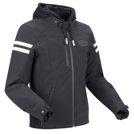 Segura Ritchy Jacket Black White £259.99 Mens Motorcycle Jackets - SKU 1104/STB1519/02 from RaceLeathers Motorcycle Clothing