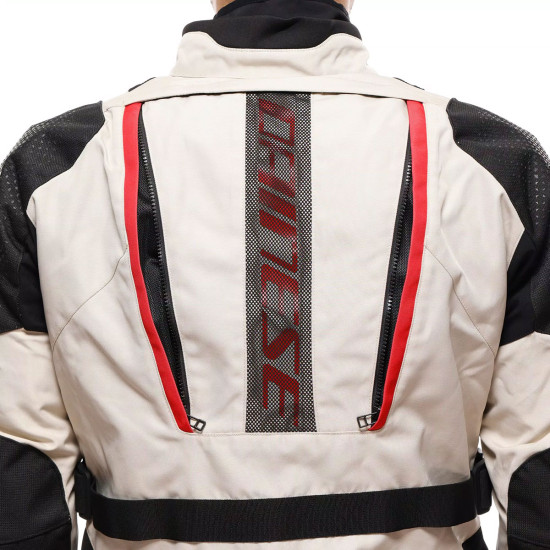 Dainese GullfossaÂ D-Dry Jacket Black/White/Red £360.05 Mens Motorcycle Jackets - SKU 913/165001937R44 from RaceLeathers Motorcycle Clothing