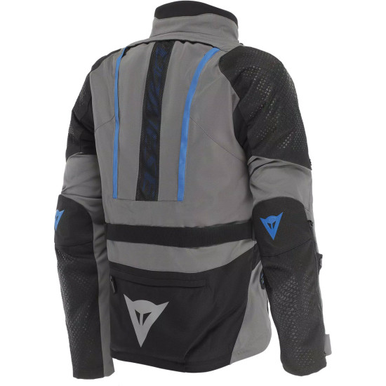 Dainese GullfossaÂ D-Dry Jacket Black/Grey/Blue £360.05 Mens Motorcycle Jackets - SKU 913/165001938R44 from RaceLeathers Motorcycle Clothing