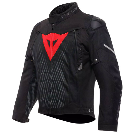 Dainese Super Sprint D-Dry Jacket Black/Lava Red £269.80 Mens Motorcycle Jackets - SKU 913/1650023H4344 from RaceLeathers Motorcycle Clothing