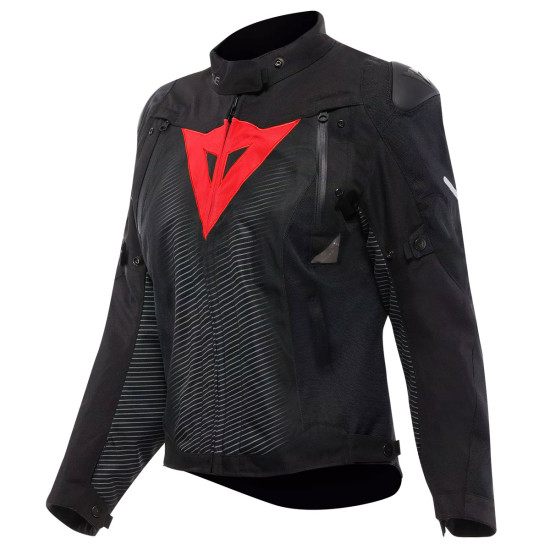 Dainese Super Sprint Womens Jacket Black/Lava Red £269.80 Ladies Motorcycle Jackets - SKU 913/1650024H4338 from RaceLeathers Motorcycle Clothing