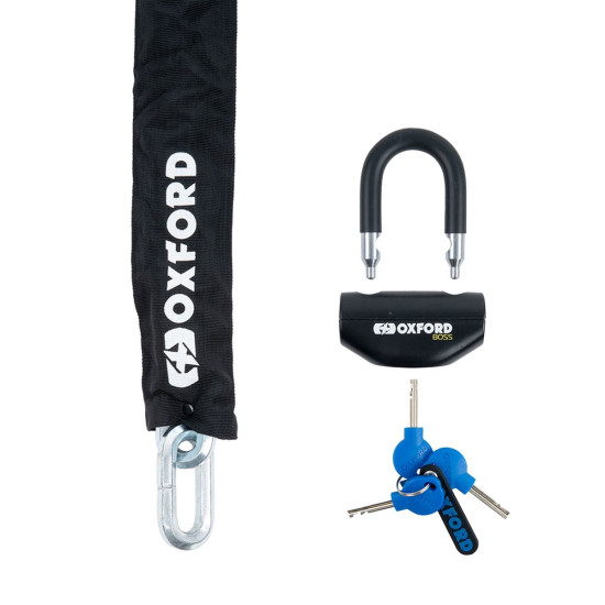 Oxford Monster Boss Chainlock 2.0m x 14.5mm £169.99 Security - SKU LK807 from RaceLeathers Motorcycle Clothing