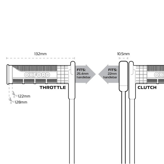 Oxford HotGrips Advanced Integrated Adventure £109.99 Heated Motorcycle Grips - SKU EL397 from RaceLeathers Motorcycle Clothing