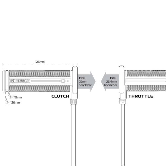 Oxford HotGrips Pro 2.0 Touring £199.99 Heated Motorcycle Grips - SKU EL401 from RaceLeathers Motorcycle Clothing