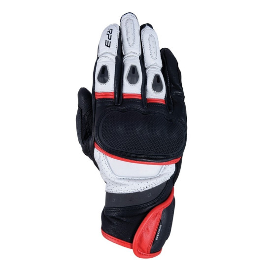 Oxford RP-3 Mens Short Sports Glove Black/White/Red