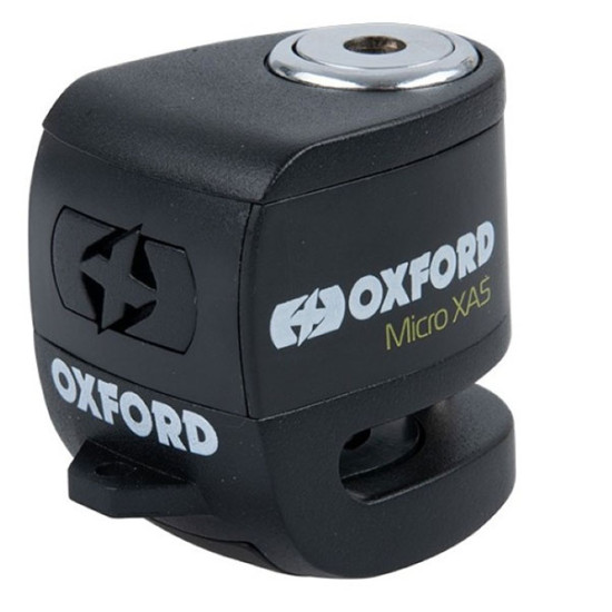 Oxford Micro XA5 Alarm Disc Lock Black/Black