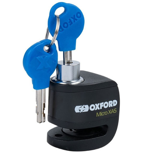 Oxford Micro XA5 Alarm Disc Lock Black/Black