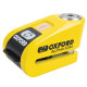 Oxford Alpha XA14 Alarm Disc Lock Yellow/Black