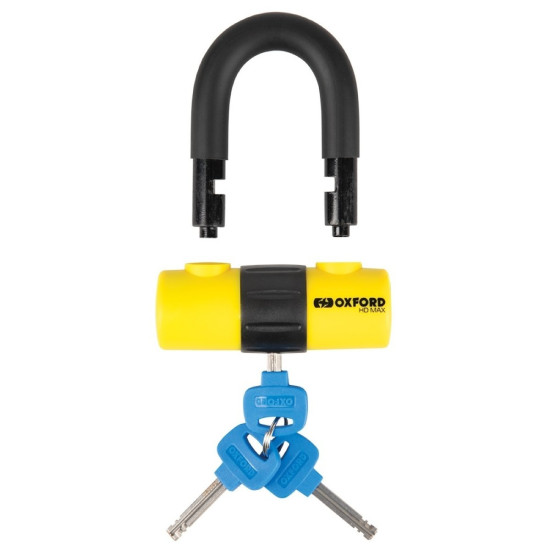 Oxford HD Max 14mm Disc Lock Yellow
