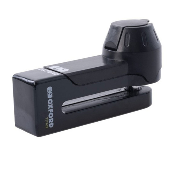 Oxford Titan 10mm Pin Disc Lock Black incl. Pouch