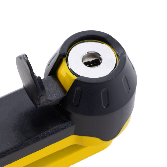 Oxford Titan 10mm Pin Disc Lock Yellow incl. Pouch £27.99 Security - SKU LK486 from RaceLeathers Motorcycle Clothing