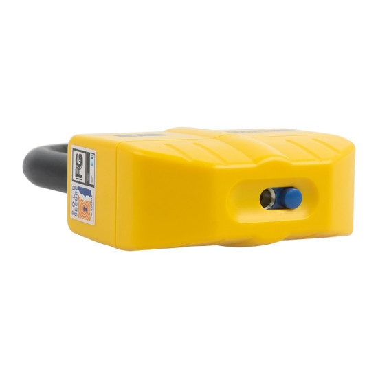 Oxford Boss Alarm 14mm Disc Lock Yellow £89.99 Security - SKU OF3 from RaceLeathers Motorcycle Clothing