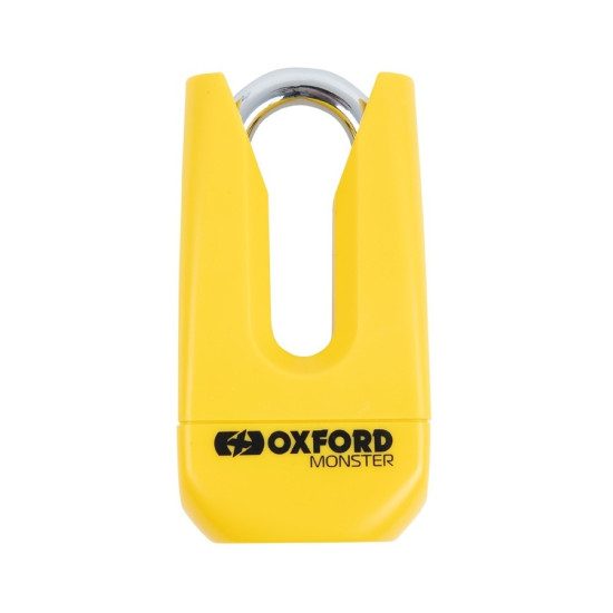 Oxford Monster 11mm Disc Lock Yellow £74.99 Security - SKU OF36M from RaceLeathers Motorcycle Clothing