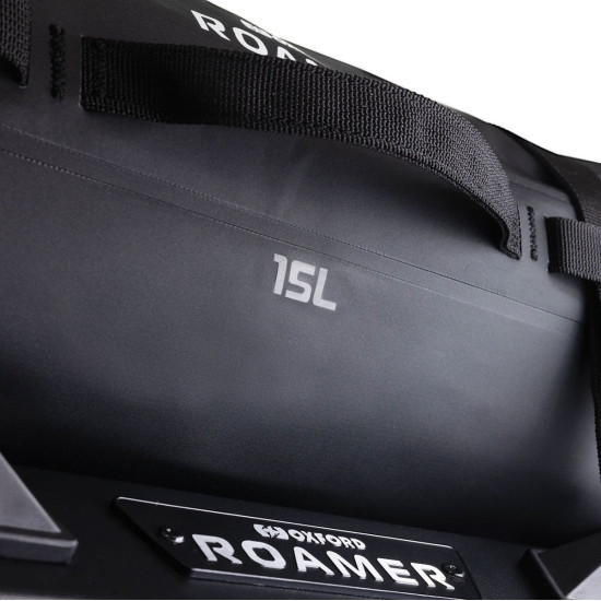 Oxford ROAMER 15L Roll Bag-Black £24.99 Motorcycle Luggage - SKU OL1052 from RaceLeathers Motorcycle Clothing
