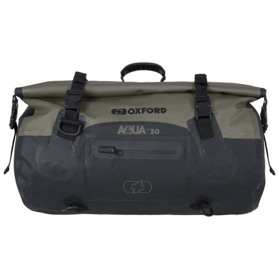 Oxford Aqua T-30 Roll Bag- Khaki/Black £74.99 Motorcycle Luggage - SKU OL401 from RaceLeathers Motorcycle Clothing