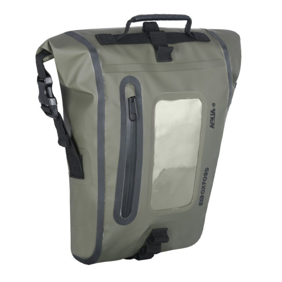 Oxford Aqua M8 Tank Bag Khaki/Black £59.99 Motorcycle Luggage - SKU OL404 from RaceLeathers Motorcycle Clothing