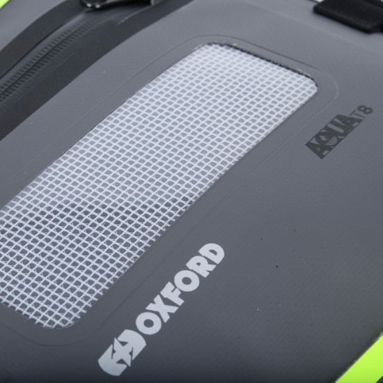Oxford Aqua T8 Tail Bag - Black/Grey/Fluo £49.99 Motorcycle Luggage - SKU OL465 from RaceLeathers Motorcycle Clothing