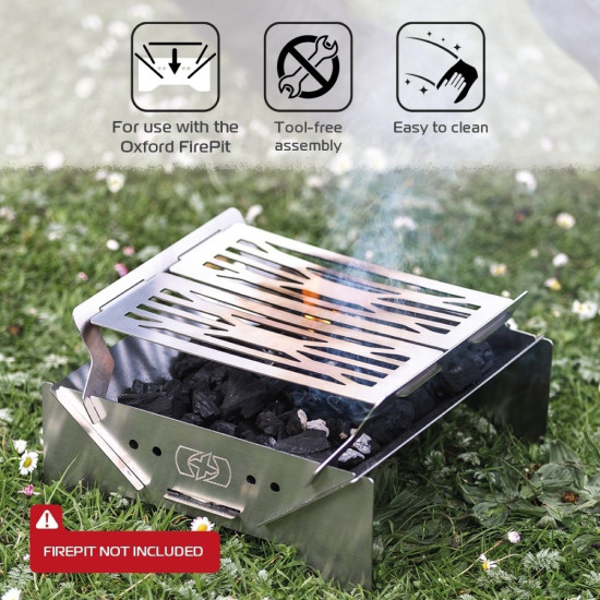 Oxford Grill for FirePit £29.99 Tools - SKU OX877 from RaceLeathers Motorcycle Clothing