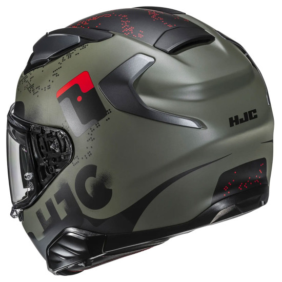 HJC F71 Faco MC1SF Red £299.99 Full Face Helmets - SKU F71FR2XL from RaceLeathers Motorcycle Clothing