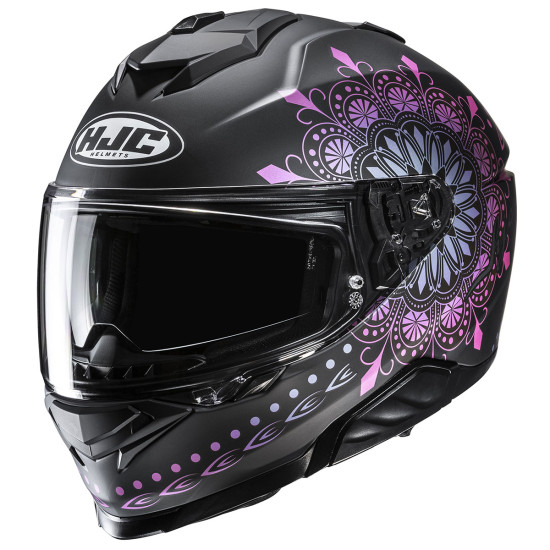 HJC I71 Niel MC28SF Blue Purple White £199.99 Full Face Helmets - SKU I71NBPW2XS from RaceLeathers Motorcycle Clothing