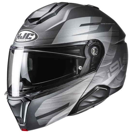 HJC I91 Dusk MC5SF Black £229.99 Flip Front Motorcycle Helmets - SKU I91DB2XL from RaceLeathers Motorcycle Clothing