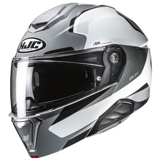 HJC I91 Felio MC5 Black £229.99 Flip Front Motorcycle Helmets - SKU I91FB2XL from RaceLeathers Motorcycle Clothing