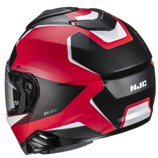 HJC I91 Felio MC1SF Red £229.99 Flip Front Motorcycle Helmets - SKU I91FR2XL from RaceLeathers Motorcycle Clothing