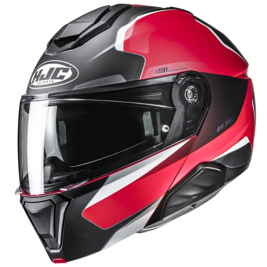 HJC I91 Felio MC1SF Red £229.99 Flip Front Motorcycle Helmets - SKU I91FR2XL from RaceLeathers Motorcycle Clothing