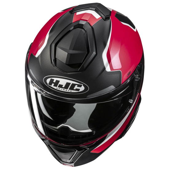 HJC I91 Felio MC1SF Red £229.99 Flip Front Motorcycle Helmets - SKU I91FR2XL from RaceLeathers Motorcycle Clothing