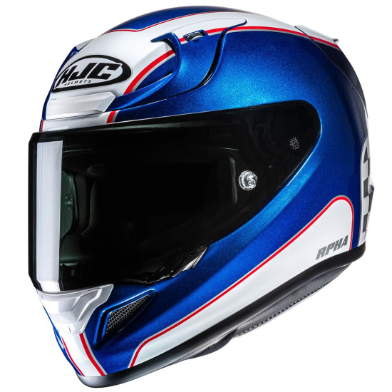 HJC RPHA 12 Respon MC2 Blue White Red £429.99 Full Face Helmets - SKU RP12RBWR2XL from RaceLeathers Motorcycle Clothing