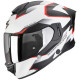 Scorpion Exo 530 Clip Matt White Black Red