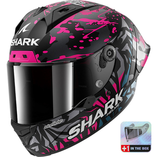 Shark Aeron-GP FIM 2 Redding Carbon Violet Blue