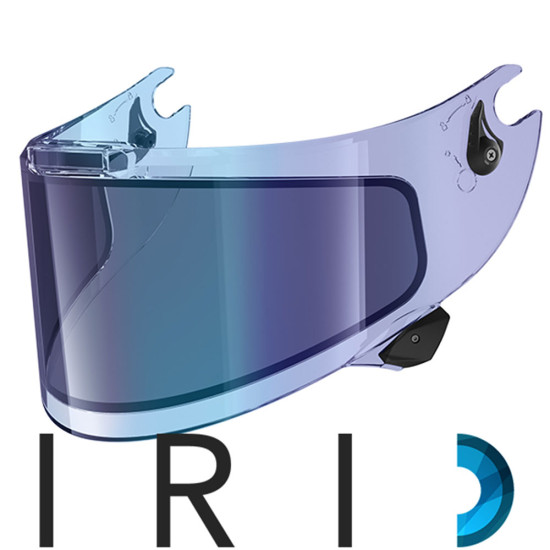 Shark Aeron Photochromic Visor Iridium Blue