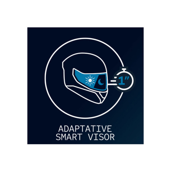 Shark Aeron Photochromic Visor Iridium Blue £369.99 Parts/Accessories - SKU 272/VZ10070PBLUT from RaceLeathers Motorcycle Clothing